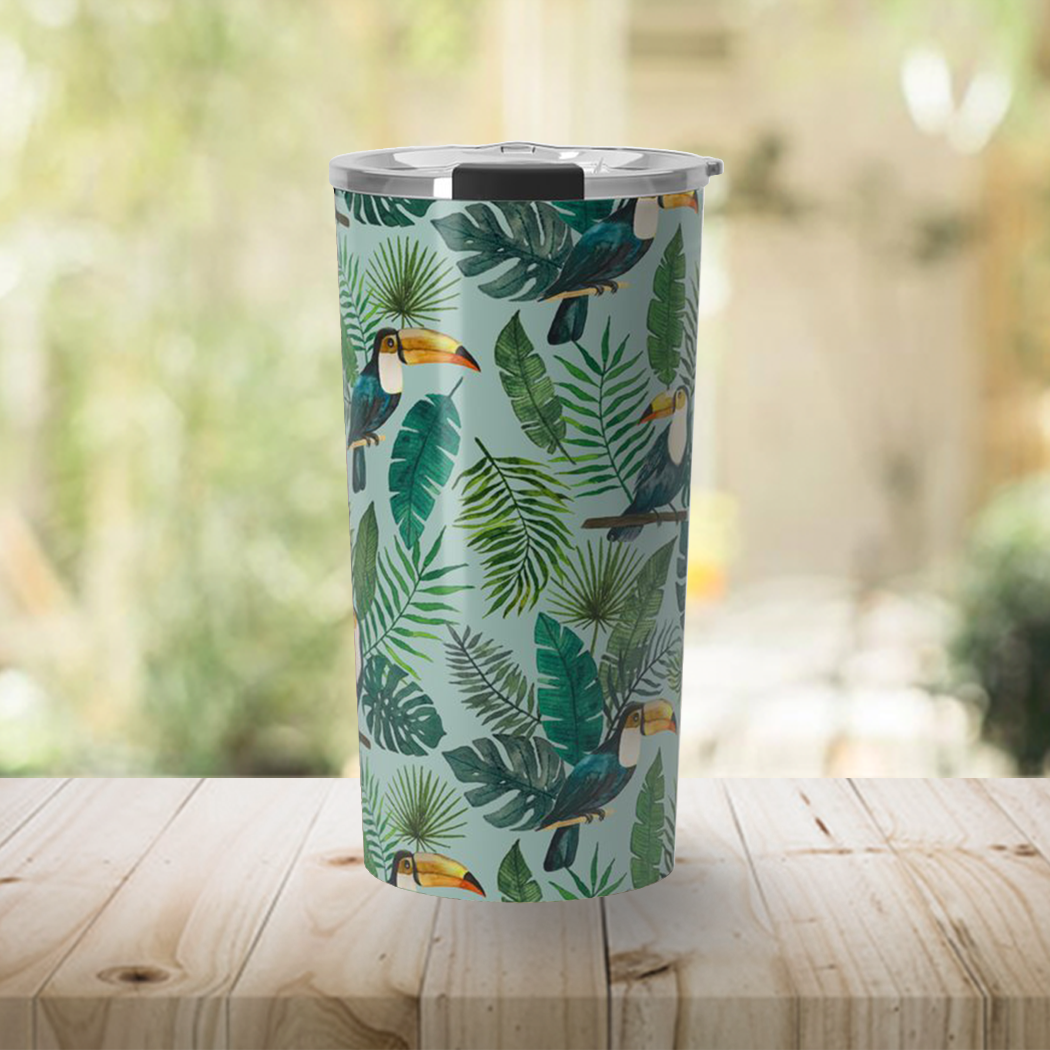 Tropical Toucan Travel Mug