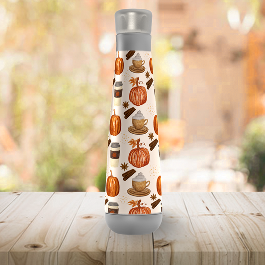 Pumpkin Spice Coffee Peristyle Water Bottle