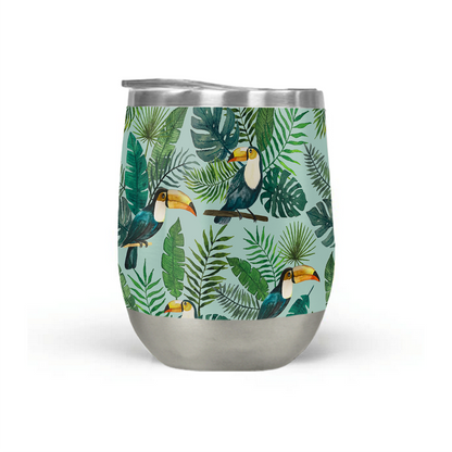 Tropical Toucan Wine Tumbler