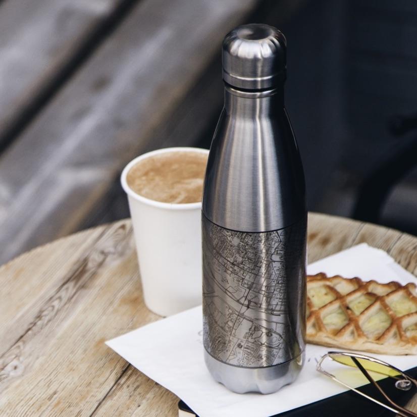 Waxahachie - Texas Map Insulated Bottle